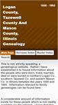 Mobile Screenshot of logantazewellgenealogy.com